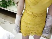 性感旗袍高跟肉丝少妇被各种姿势操真是爱了