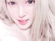 混血萌妹掰开小阴唇粉穴振动棒高潮流出白浆