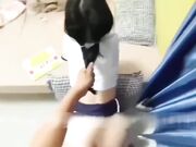 双马尾萝莉学妹表面乖巧私下是爸爸的小淫娃