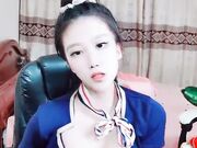 空姐美乳坐骑揉捏淫穴丝袜美腿展示