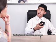 应聘秘书时让老板用各种姿势暴操肥屄到中出来证明工作能力的骚妇