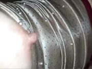 【真实勾搭巨乳气质美女老板】奶子坚挺圆润，购物中心厕所操逼，紧张又刺