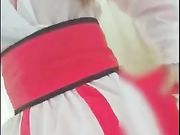 网红鹿少女扮演紫霞仙子被猛男啪啪