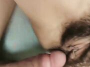 漂亮眼睛双马尾女神 吃下海和男友激情操逼 浓密多毛骚逼 第一视角深插