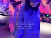 ktv男厕所爆干性瘾小骚货侧入无套打桩