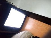 城中村小旅馆嫖妓生意失败出来卖的气质富态大奶子少妇双视角拍摄