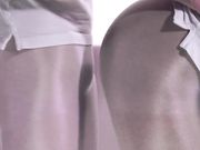 美女姐妹花紧身衣相互摩擦