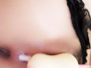 高颜值极品女神新买高震率内置自慰器小粉穴搞出好多白浆