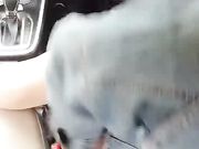 天太冷网约叫车勾引挑逗司机玩车震皮肤白嫩一对车大灯很赞骚女很主动很浪