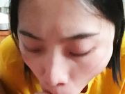 刘玥与大屌炮友美好清晨 早餐尺大屌 津津有味 直接颜射口爆