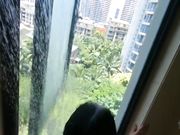 美女大学生和外籍男友高级公寓啪啪自拍,边洗澡边肏逼