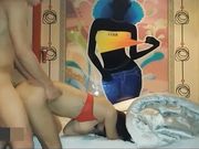 极品E奶爆乳美少妇与弯屌小鲜肉情人宾馆开房啪啪打炮 无套多姿势抽插 激情浪叫 最后口暴裹射