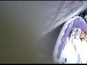 小旅馆情趣大圆床偷拍中年男女开房啪啪老司机就是会玩经典招式黄狗射尿