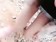 搭讪户外漂亮美女野战