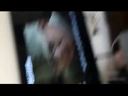 深喉插的老婆都吐口水了