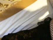 夜店长腿女DJ性感蕾丝红高跟啪啪
