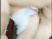 下班回来操了穿着性感的新婚老婆,雪白大长腿翘着屁股