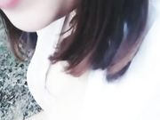 少妇女主播约炮细长屌粉丝炮友户外野战几下就被小伙操到喷水
