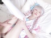醉酒颜射的二次元美少女  UP主首次露脸